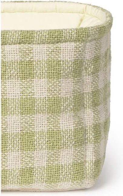 Világoszöld textil játéktároló kosár 30x20x20 cm Swan Matcha – Lorena Canals