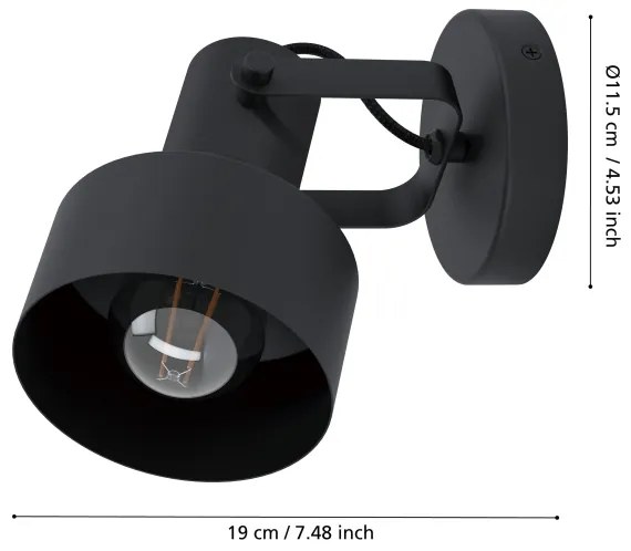 Eglo 99517 - Spotlámpa CASIBARE 1xE27/28W/230V
