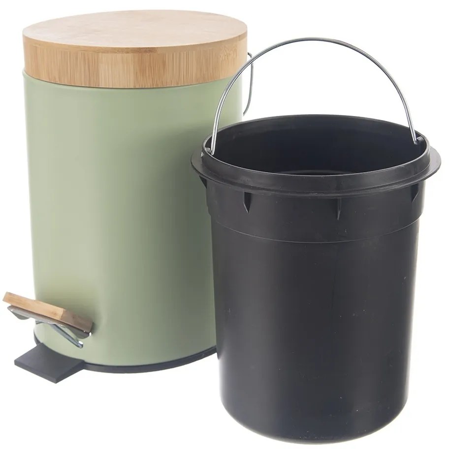 Orion Pedálos szemetes Greenish, 5 l, 5 l