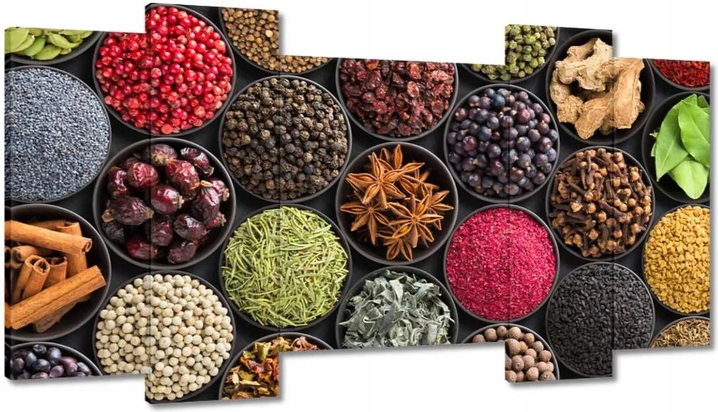 Képek 120x65 Fűszertálak gyógynövények