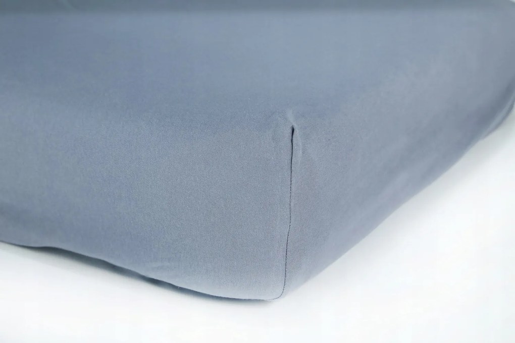 Jersey Gumis Lepedő 220x200 Szürke