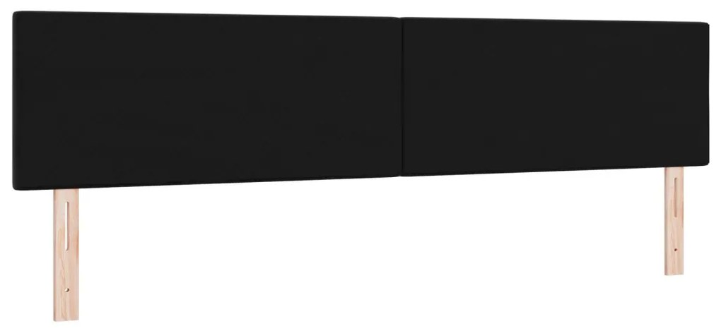 Fejtámla Gombos Fekete 200 cm Velúr
