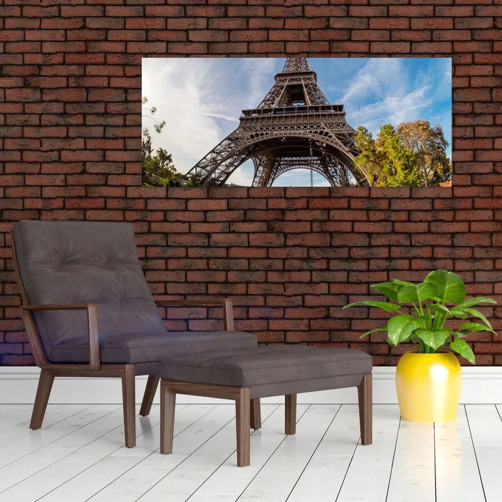 Kép - Eiffel-torony színes (120x50 cm)