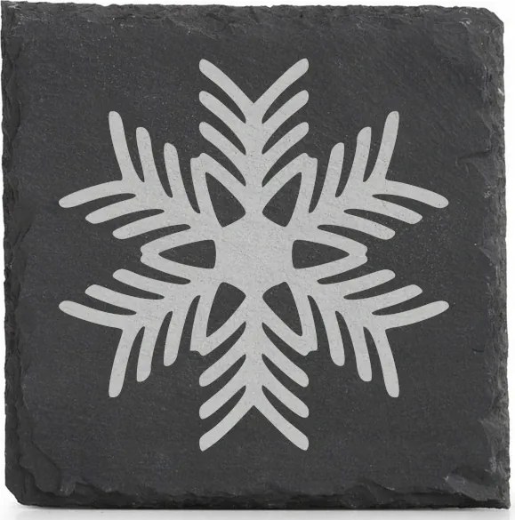 Kő alátét x4 Bögre Téli Hópehely Snowflake Ajándék