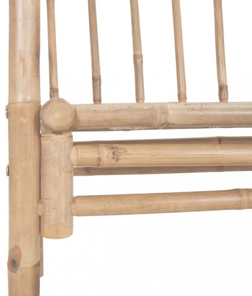 bambusz kerti pad pergolával 116 cm
