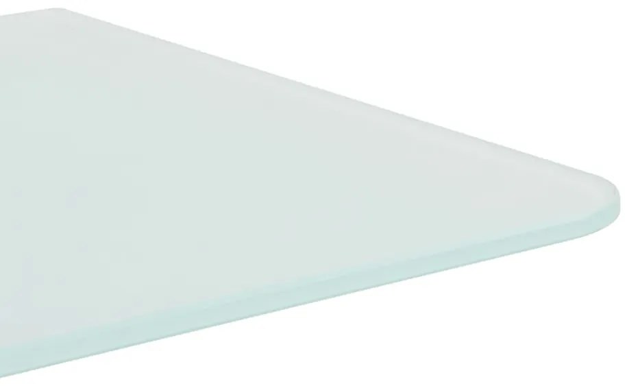 Falra szerelhető edzett üveg piszoárelválasztó fal 90 x 40 cm