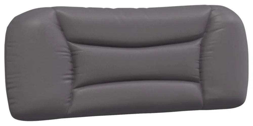 szürke ágykeret LED-ekkel matrac nélkül Hvar 100 x 200 cm