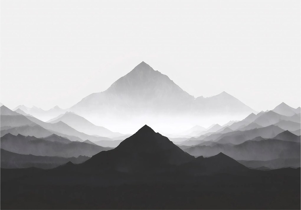 Fotótapéta Hegyek Természet Tájkép Hálószoba Nappali Tapéta Vlies (gyapjúszálas) 200x140