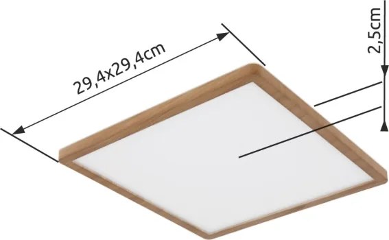 Globo 41563-18WW - LED Dimmelhető fürdőszobai lámpa SAPANA LED/18W/230V IP44