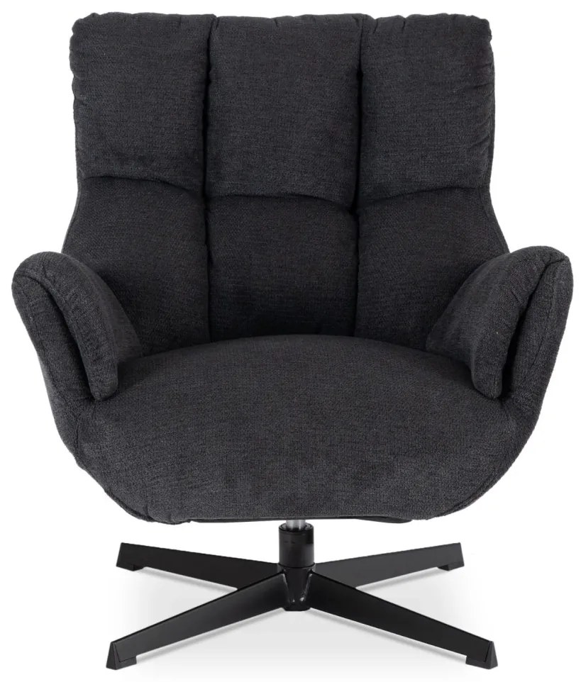 Forgó Relaxfotel Fekete Színben. REAL