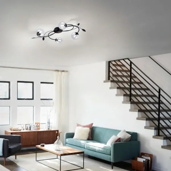 Paul Neuhaus 6724-18 - LED Felületre szerelhető csillár WIDOW 4xG9/3W/230V