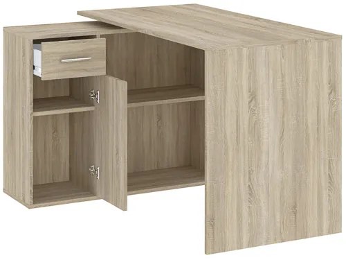 NASH Íróasztal Tölgy Színben 120 cm 1D1S