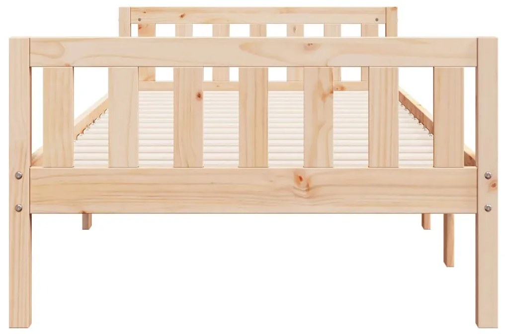 tömör fenyőfa gyerekágy matrac nélkül 90 x 190 cm