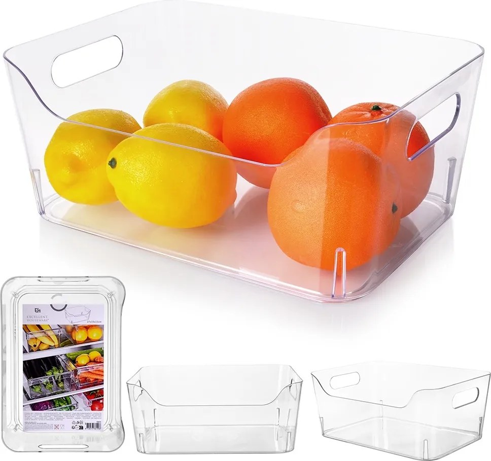 Hűtőszekrény Tároló Konyhai Ételtároló 27x19x11,5cm