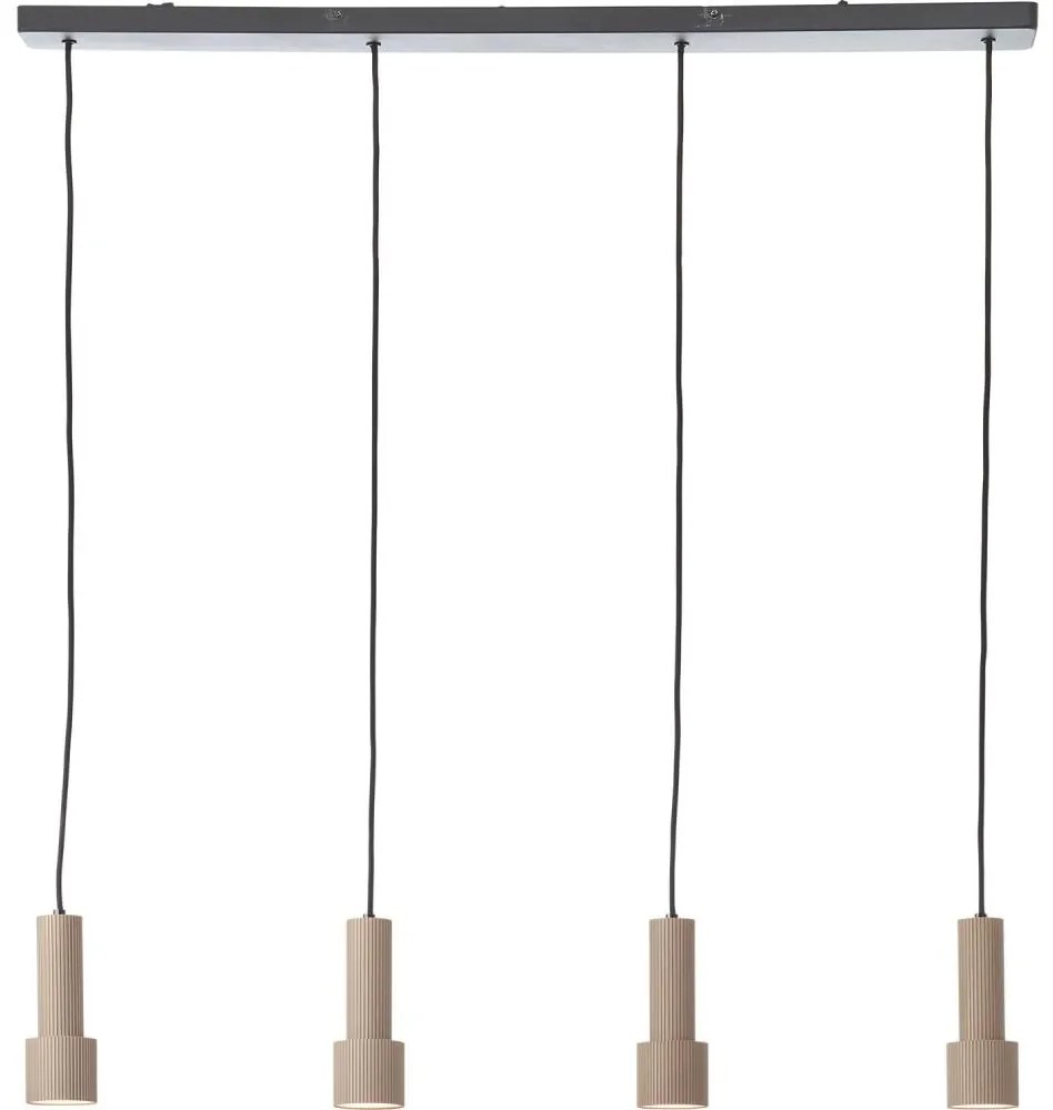 Brilliant - Csillár zsinóron CADIZ 4xGU10/10W/230V bronz