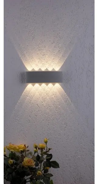 Paul Neuhaus 9489-21- LED Kültéri fali lámpa CARLO 10xLED/0,8W/230V IP54