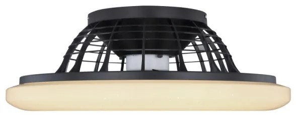 Globo 03628B - LED Dimmelhető mennyezeti lámpa ventilátorral LED/30W/230V + távirányító