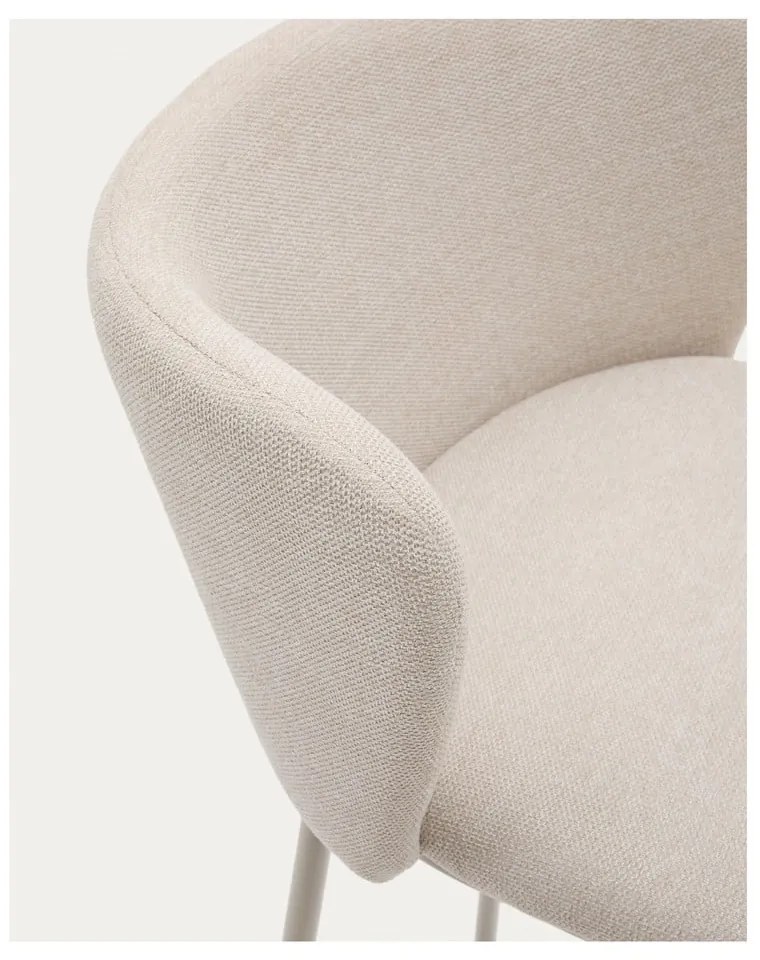 Bézs bárszék (ülésmagasság 75 cm) Ciselia – Kave Home