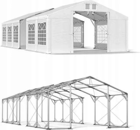 Kiállítási sátrak 4x18m Pavilonok Das 580 Pp
