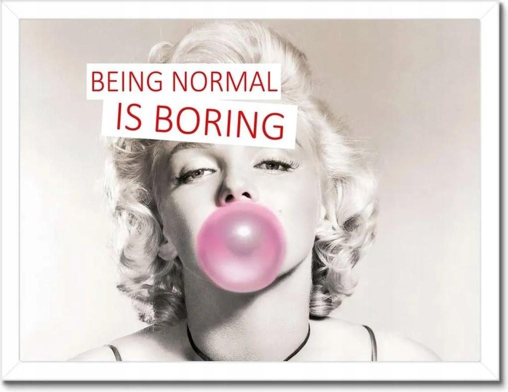 Poszterek keretben 40x30 Marilyn Monroe Normális