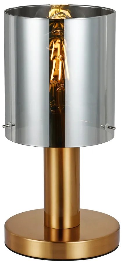 Italux SARDO TB-5581-1-BRO+SG Asztali lámpa 1x40W/E27 IP20