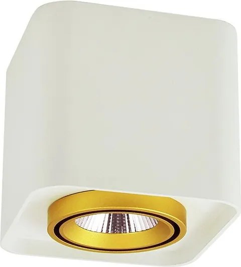 POLUX 312013 XENO Kocka Mennyezeti Lámpa Fehér, Arany LED IP20