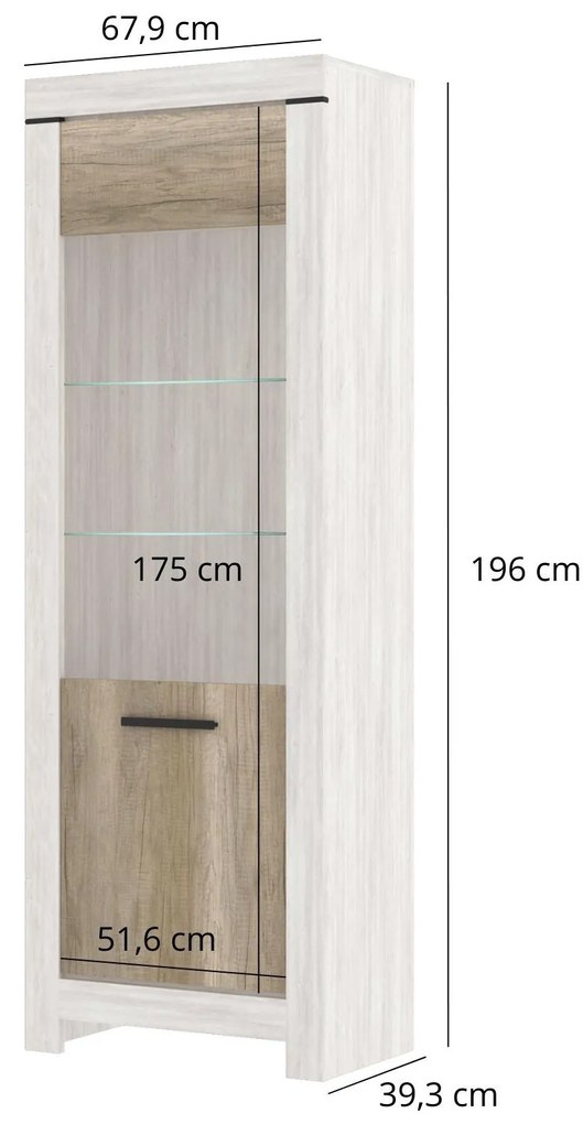 Vitrin Bloquearon 2 (canyon fenyő + karabela tölgy) . 1116767