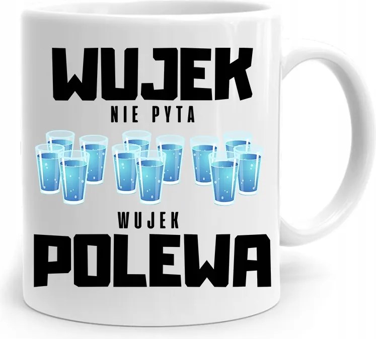 Bögre Ajándék Bácsinak Bácsi Nem Kérdezi A Mázat Nyomtatott Fényképpel