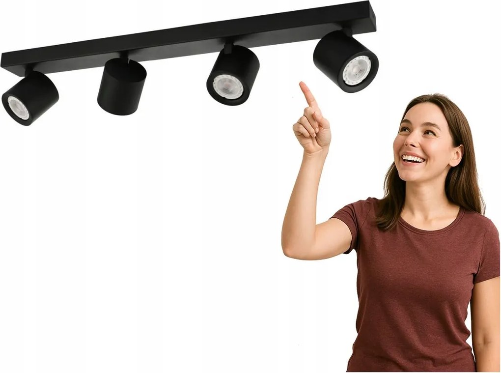 Spot lámpa Karlota SPL-31959-4B-BK Italux