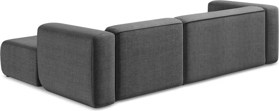 Szürke sarokkanapé (jobb oldali-heverő résszel) Ekahi – Makamii