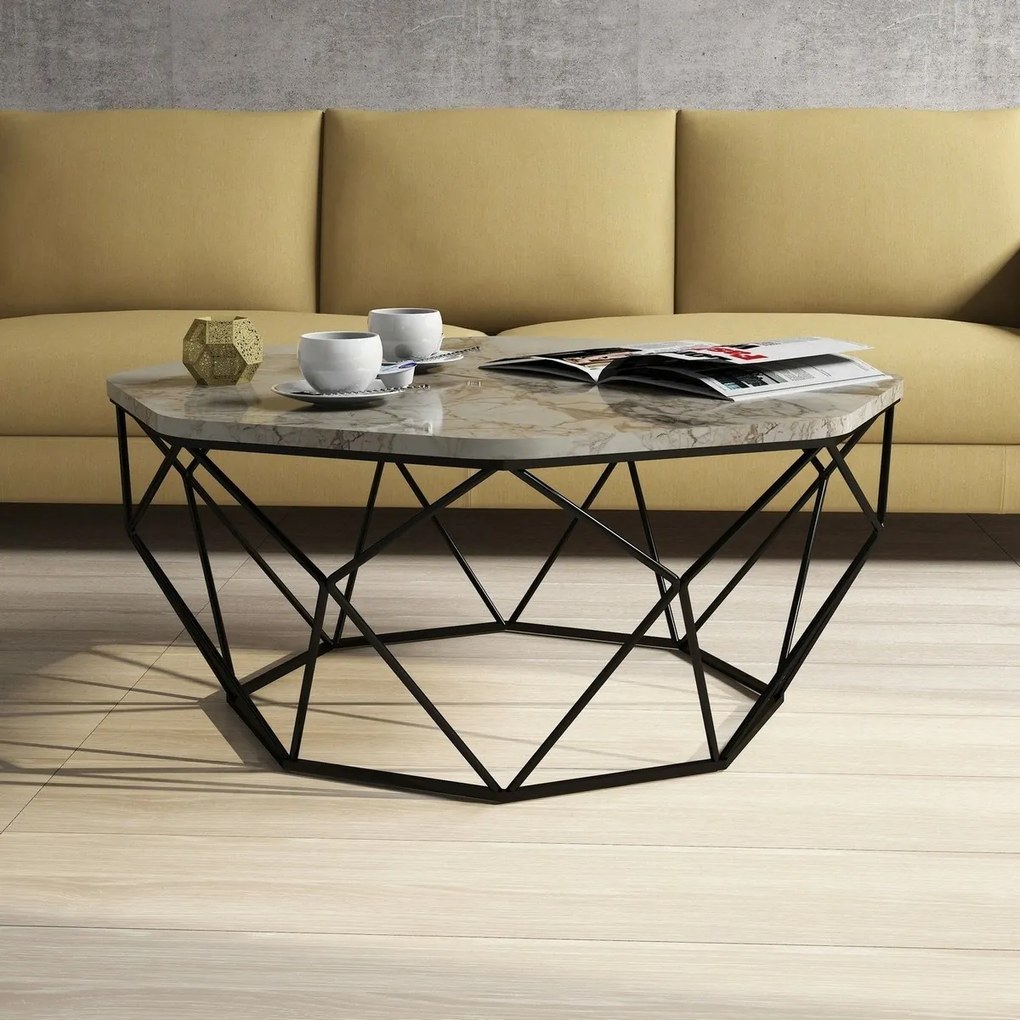 Diamond White Marble konferenciaasztal