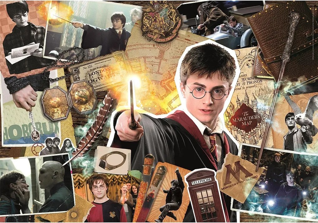 Harry Potter Scrapbook 1500 db-os Compact puzzle Clementoni