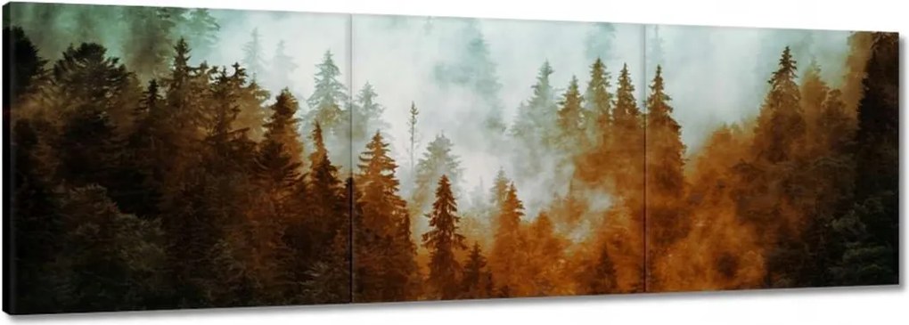 Vászonkép 60x20 Őszi táj Hegyek