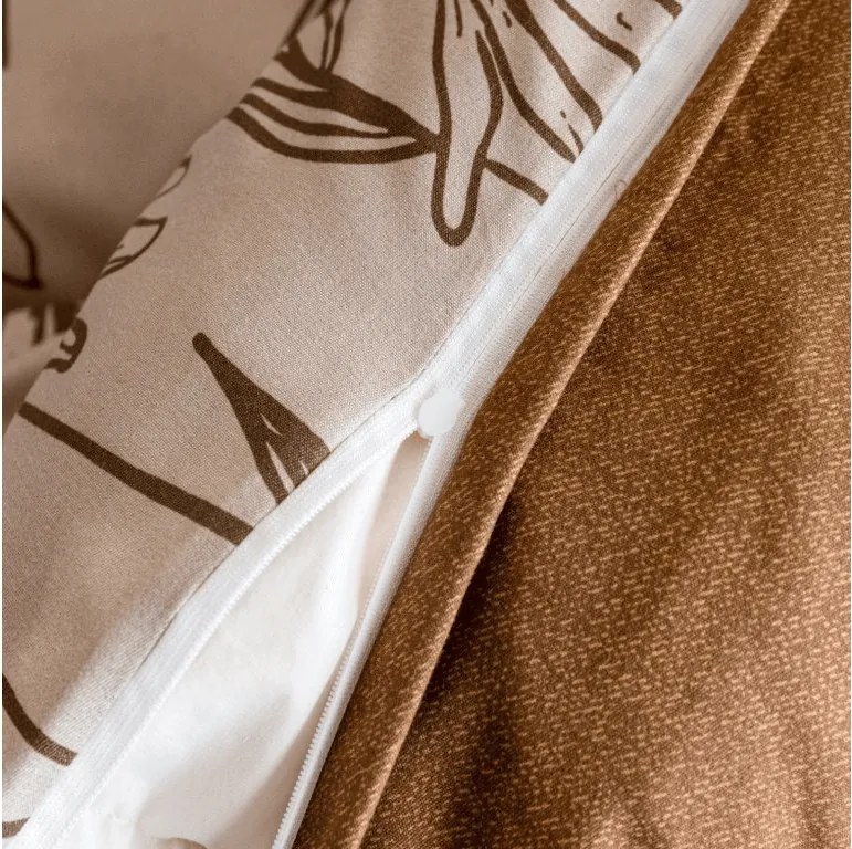 Mikroflanel ágyneműhuzat MINARO bézs Ágyneműhuzat mérete: 70 x 90 cm | 140 x 200 cm