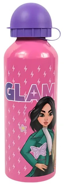 Gyerek fém palack GLAM 500 ml rózsaszín