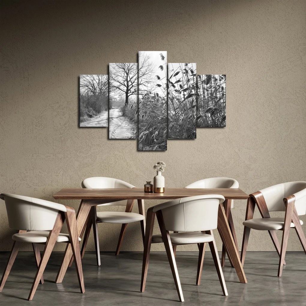 Kép - Mezők télen (150x105 cm)