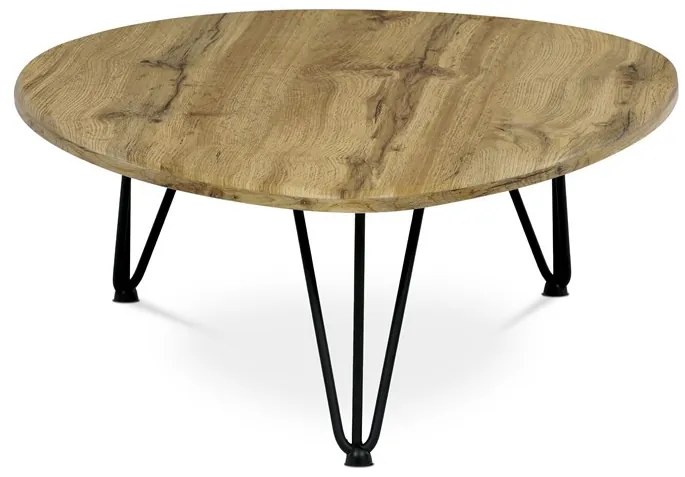 Dohányzóasztal 94 × 69 × 25 cm MDF vadtölgy AF-3013 OAK