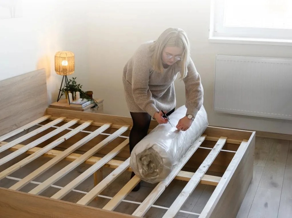Táskarugós matrac 160 x 200 cm SOMMERA 18 cm Matracvédő: Matracvédő nélkül