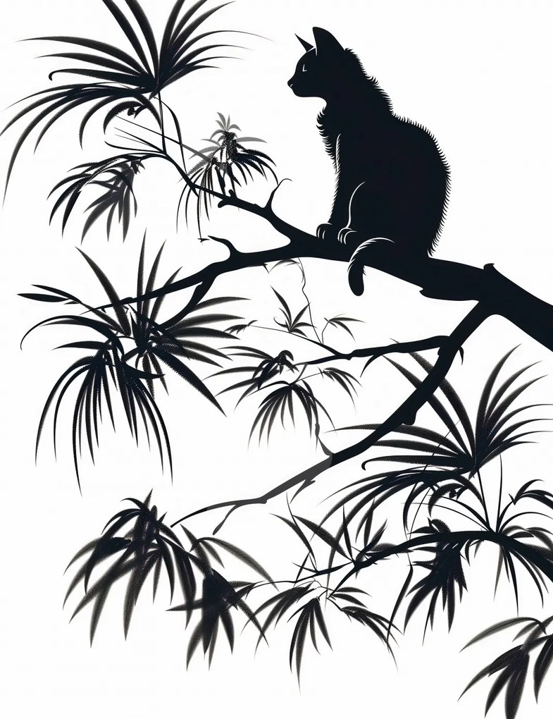 Poszter 50x65cm Ágakon