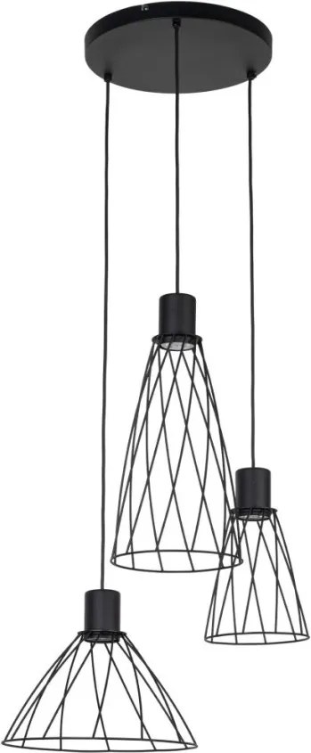 TK Lighting MODESTO 10187 Függőlámpa 3x10W/GU10 IP20