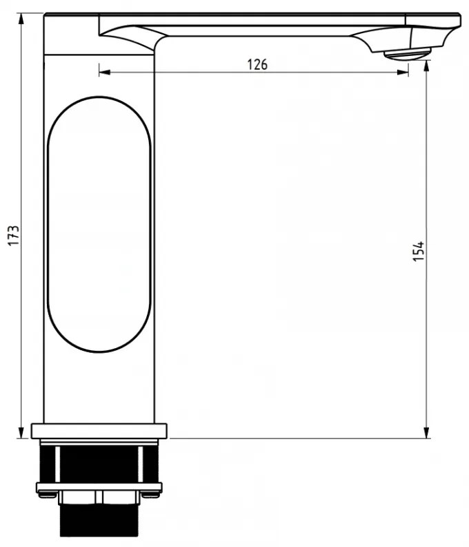 Mexen Milo DF05 fürdőszett, arany, 713053DF05-50