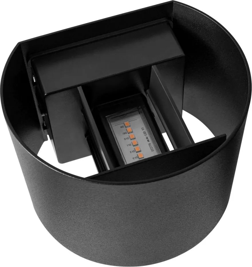 NORDLUX 2418351003 MILDA Modern Kültéri Fali Lámpa Fekete LED IP44