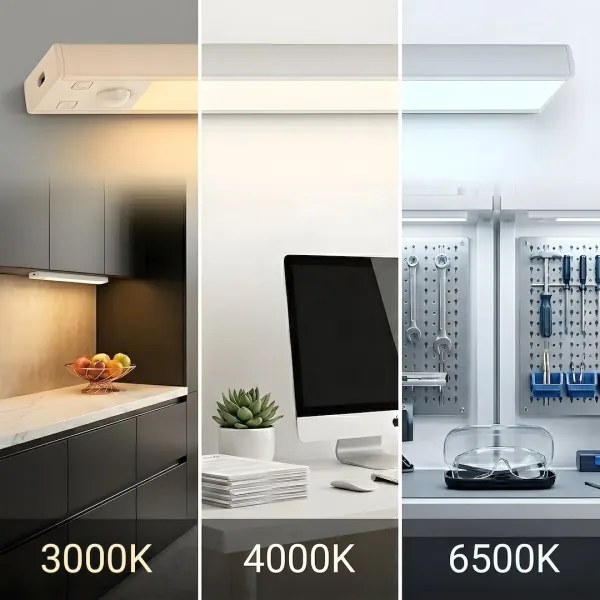 2 darabos szett: VIRO LED újratölthető szenzoros bútorvilágítás, 1,2 W / 800 mAh, 30 cm, CCT, fehér