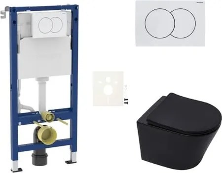 Fali WC szett SAT Infinitio könnyűszerkezetes falakba / falsík előtti SIKOGESINFBLD01