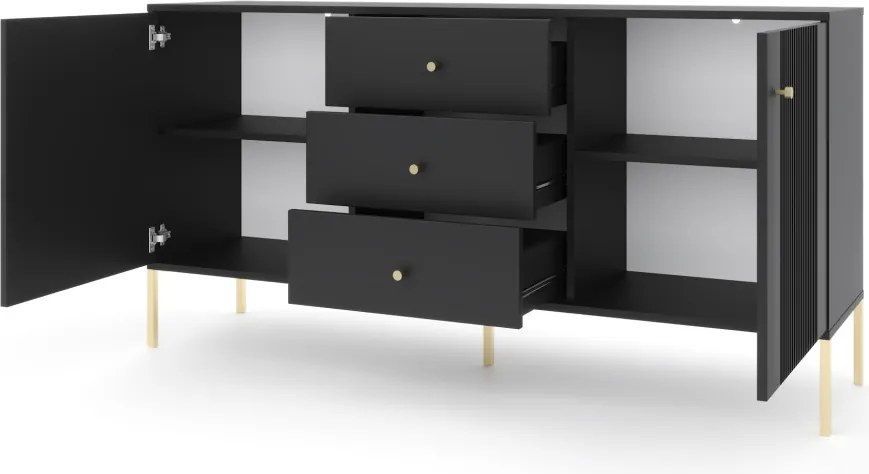 ISEO KOMODA IS03 2D3S CZARNY/N.ZŁOTE/U.ZŁOTE