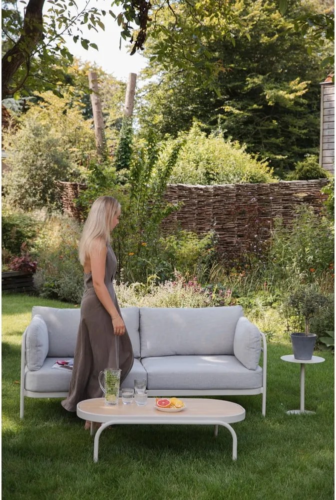 Acél kerek tárolóasztal ø 35 cm Snow – Zuiver