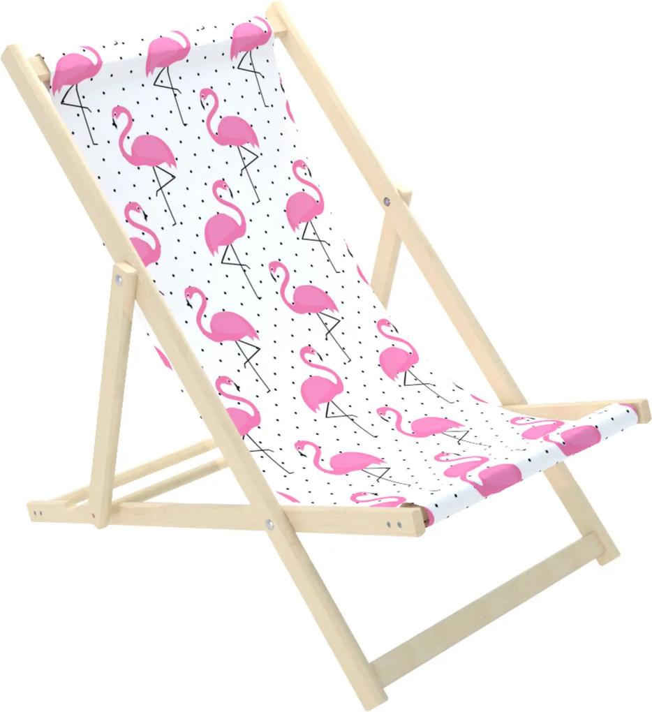 Gyerek strand napozóágy flamingók flamingo