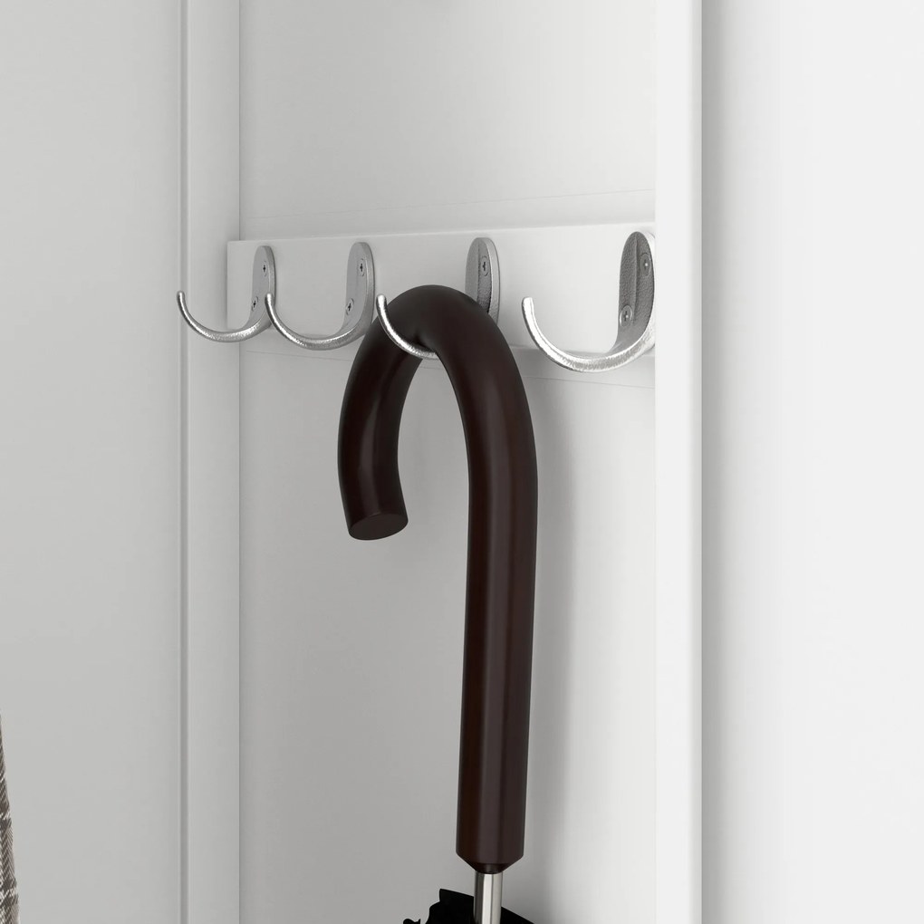 Pléh öltözőszekrény talpazaton, négymodulos, polcokkal KACPER II, 600 x 1800 x 500 mm, Pléh öltözőszekrény talpazaton, négymodulos, polcokkal KACPER I