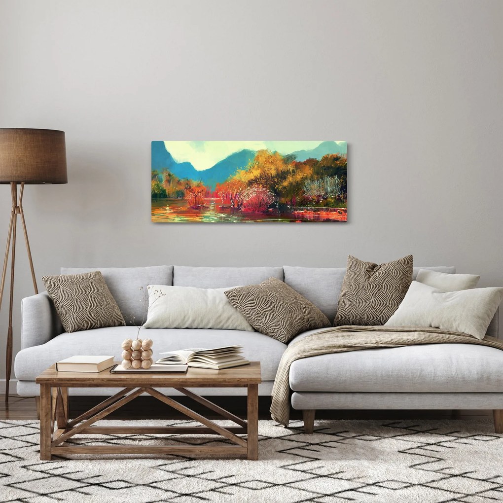 Kép - őszi színek (120x50 cm)