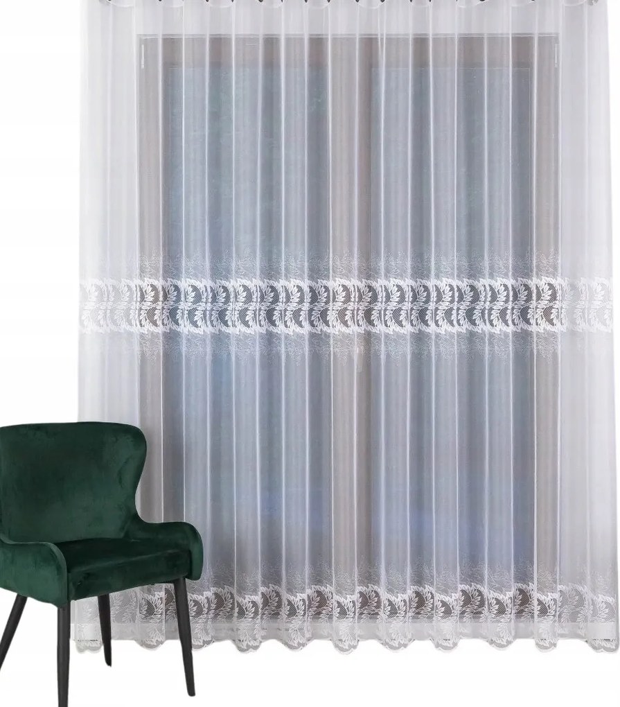 Modern Függöny Csíkos Mintával, Hosszú Kész Szalaggal 350x210